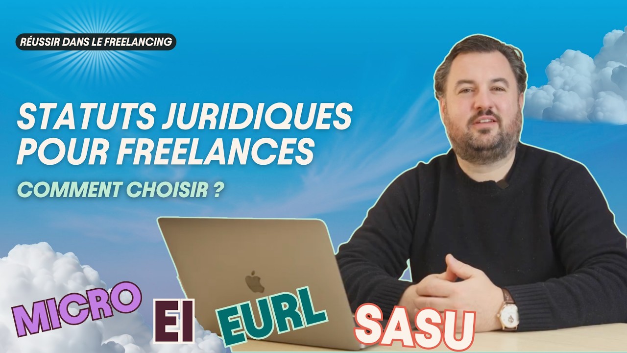 Statuts juridiques pour freelances : micro-entreprise, EI, EURL ou SASU