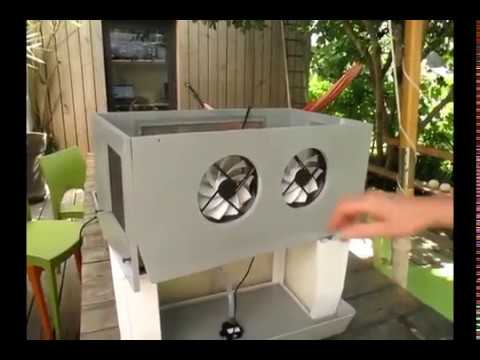 Rafraichissement adiabatique - petit modele perso