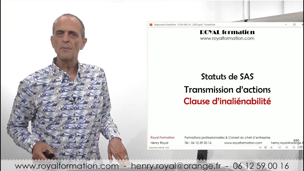 Rédiger une clause d’inaliénabilité dans les statuts d’une SAS