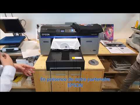 Démonstration d’impression directe DTG sur textile