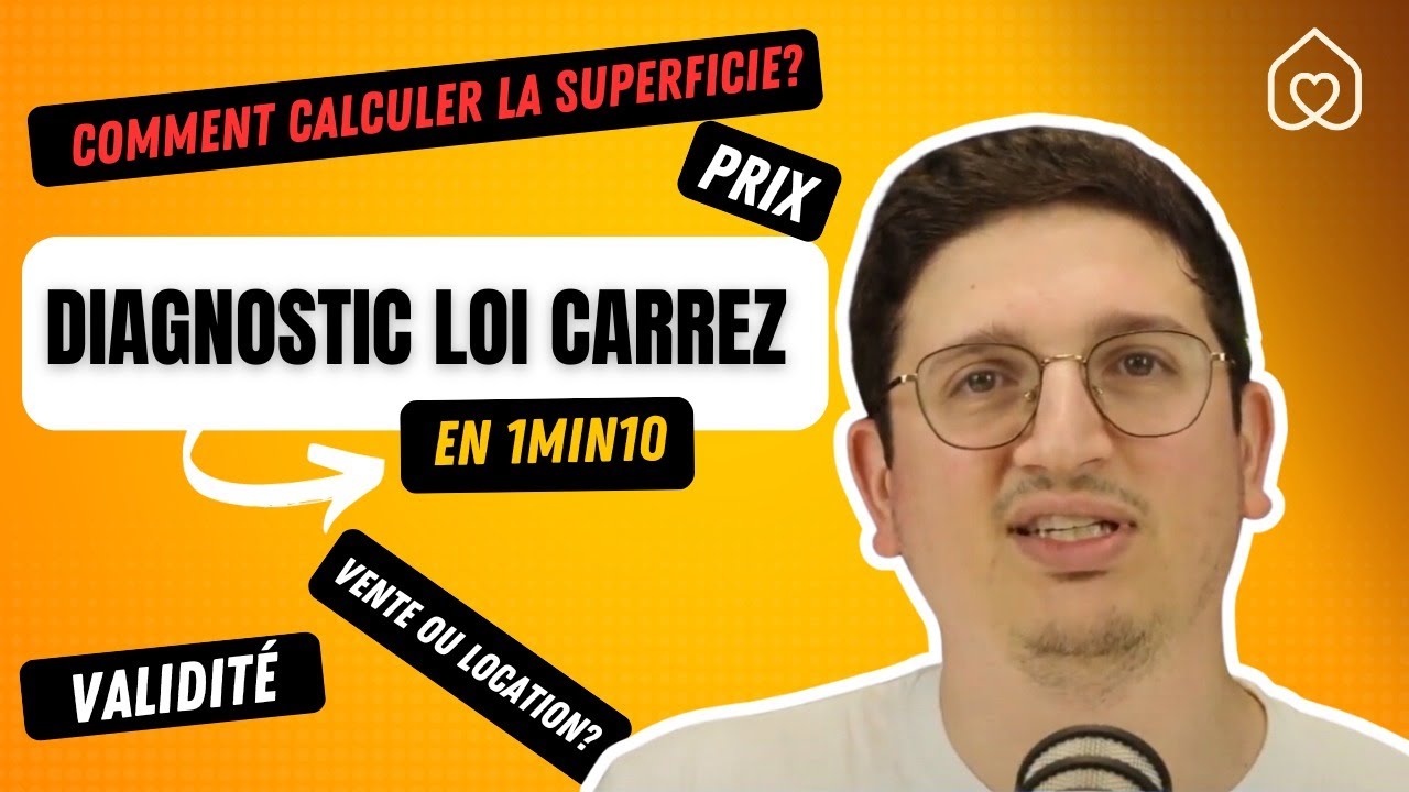 Diagnostic immobilier Loi carrez : mesurage, superficie, durée de validité, prix, obligation