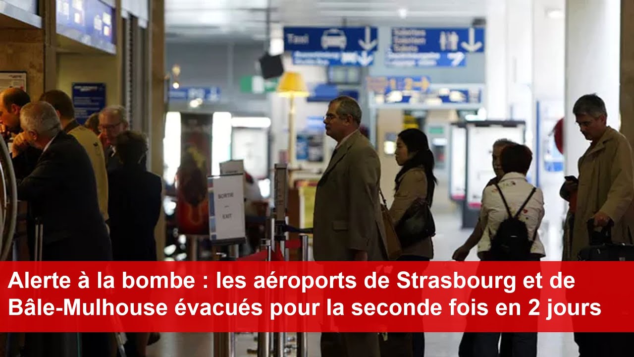 Alerte à la bombe : les aéroports de Strasbourg et de Bâle-Mulhouse évacués