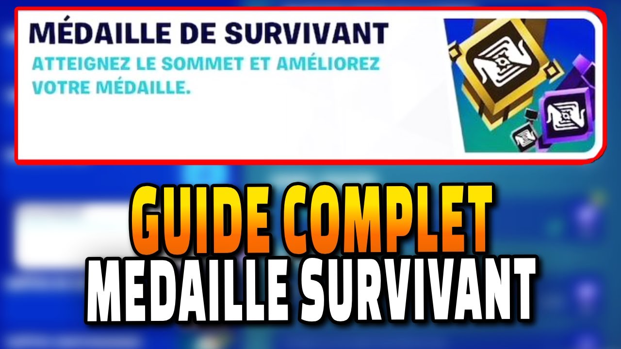 Guide Complet Cadeaux Médaille du Survivant Fortnite Chapitre 5 Saison 1