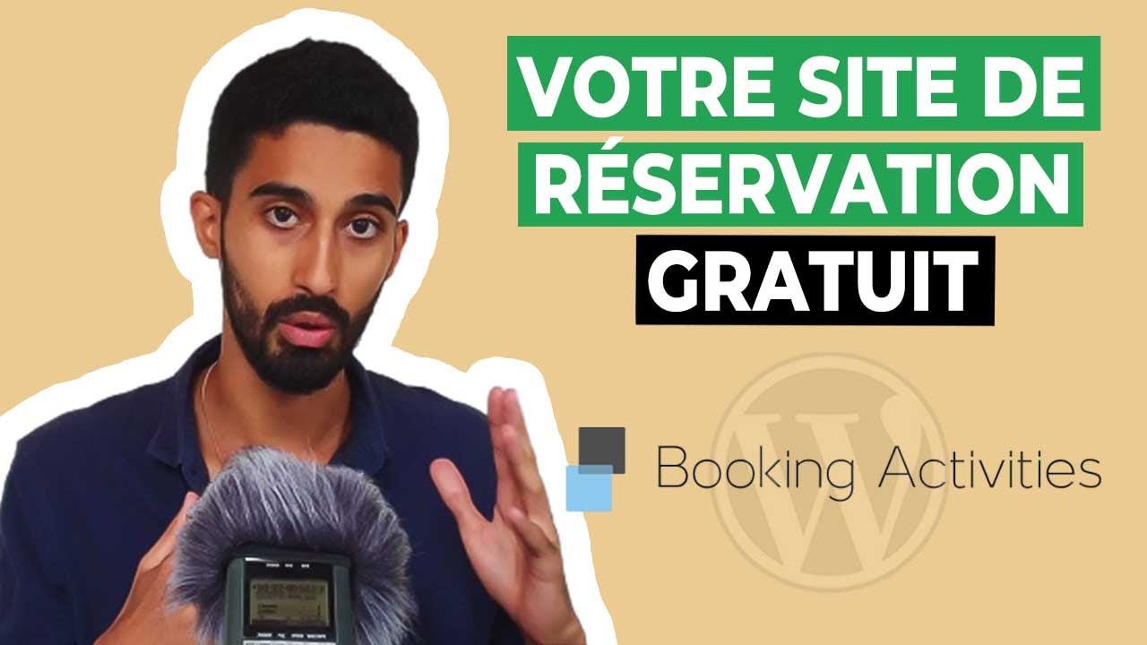 Créer un site de réservation sur WordPress avec Booking Activities