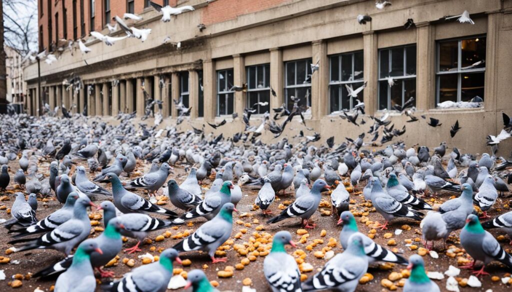 nuisances pigeons