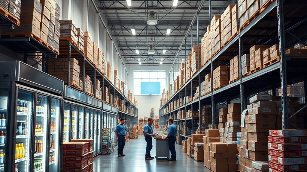 equipment and supply chain installation