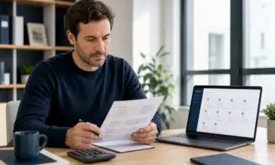 Entrepreneur calculant le coût d’un dépôt de marque à l’INPI