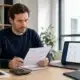 Entrepreneur calculant le coût d’un dépôt de marque à l’INPI