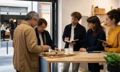 Équipe testant une offre simple destinée à un marché négligé