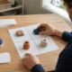 Entrepreneure étudiant quatre options de croissance produit et marché