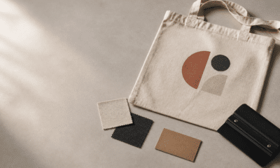 Sac personnalisé d’entreprise avec échantillons de matières