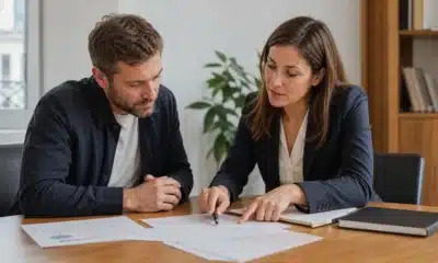 Micro-entrepreneur examinant des options de financement avec une conseillère