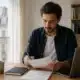 Travailleur indépendant préparant le lancement de son activité