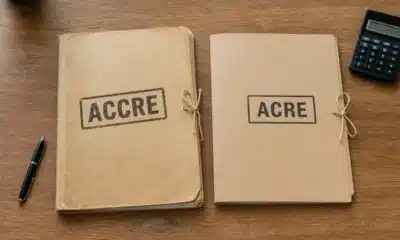 Dossiers ACCRE et ACRE illustrant le remplacement de l’ancien dispositif