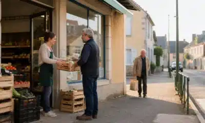 Commerçants exploitant un magasin alimentaire de proximité