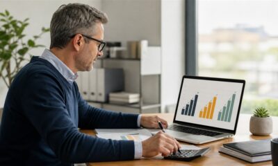Contrôleur de gestion analysant l’effet mix et l’effet taux