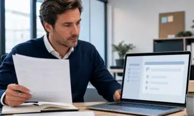 Entrepreneur passant de l’ancien formulaire TNS au guichet unique en ligne