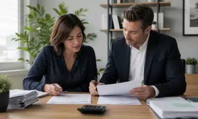Dirigeante et expert-comptable préparant le passage d’une société de l’IR à l’IS