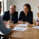 Entrepreneur présentant son projet à un comité de prêt d’honneur