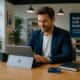 Entrepreneur en affaires gestion de compte