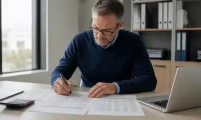 Comptable contrôlant les dotations et reprises du tableau 2056