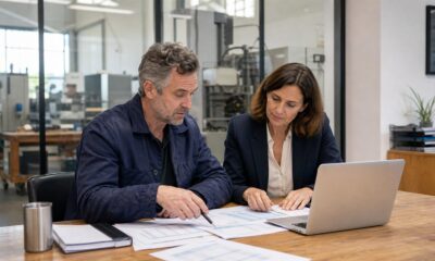 Dirigeants comparant paiement cash et emprunt pour un investissement