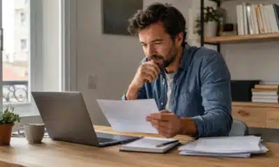 Entrepreneur comparant le coût d’une création d’entreprise en ligne
