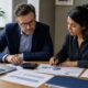 Dirigeants calculant le ratio d’endettement de leur entreprise